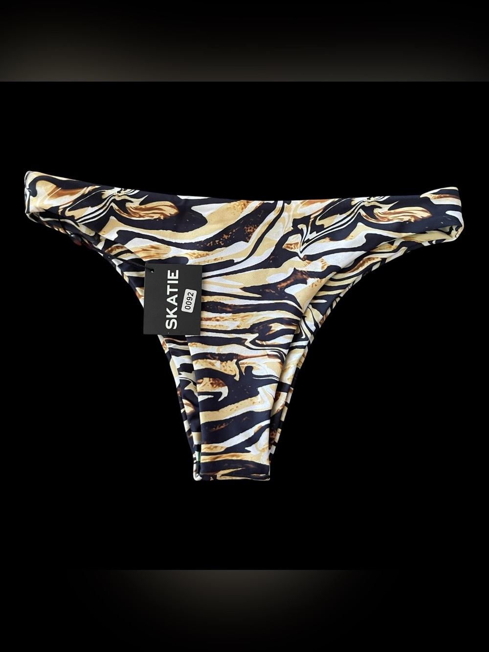 SKATIE Dylan Bikini Bottom NWT XL Animal Print Cheeky Swim Bottom &60 Reteail